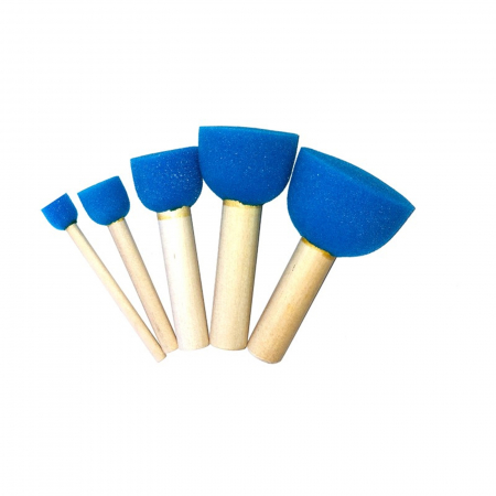 Accesorii pt pictura/ desen - set-5-bureti-pentru-tamponat-atelier