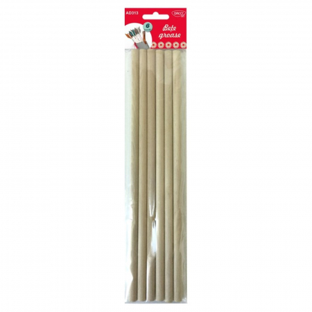 Nasturi, spatule, betisoare - set-bete-30cm-rotunde-6bc-daco-ad313