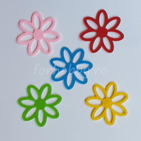 Figurine fetru - set-figurine-din-fetru-flori-2