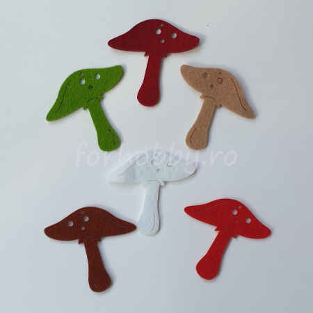 Figurine fetru - set-figurine-din-fetru-ciuperci