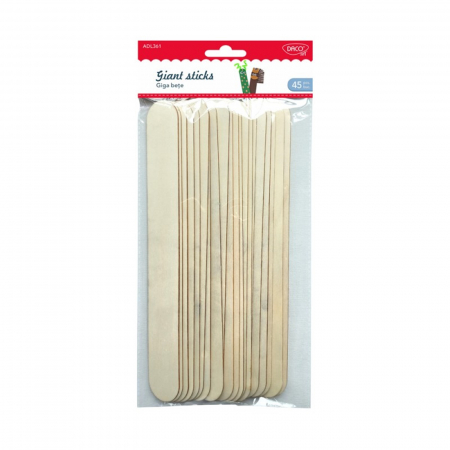 Lemn - Set spatule lemn 25.5 x 3.1 cm (20 buc/set)