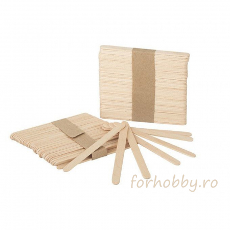 Set spatule lemn 11.2 x 1 x 0.2 cm (50 buc/set) [0]