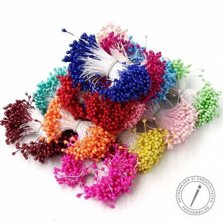Accesorii craft - stamine-artificiale-perlate-2-4mm