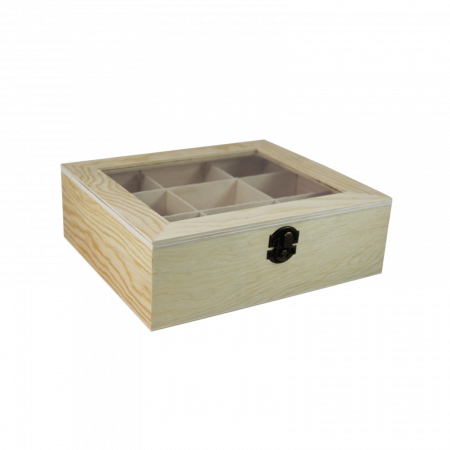 Cutii, suporturi - suport-filtru-ceai-9-compartimente-pentart-5804