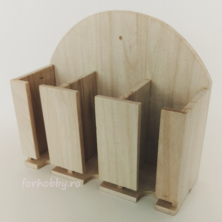 Lemn - suport-filtru-ceai-de-perete-22.5 x8.5x21cm