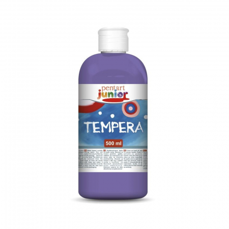 Culori termpera, gouache - tempera-500-ml-pentart-junior-culori-de-baza