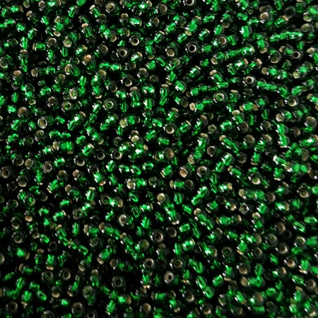 Margele nisip Preciosa Ornela 10/0 - Verde miez argintiu 57060 [0]