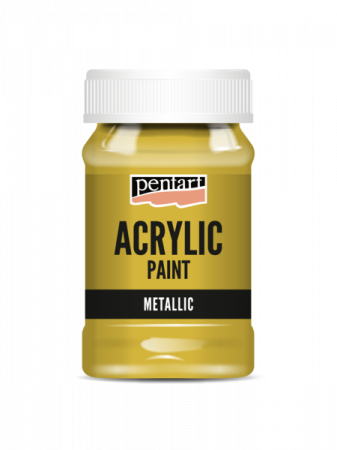 Culori acrilice - vopsea-acrilica-metalizata-100-ml-pentart
