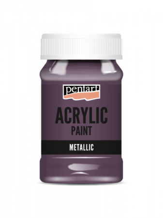 Culori acrilice - vopsea-acrilica-metalizata-100-ml-pentart