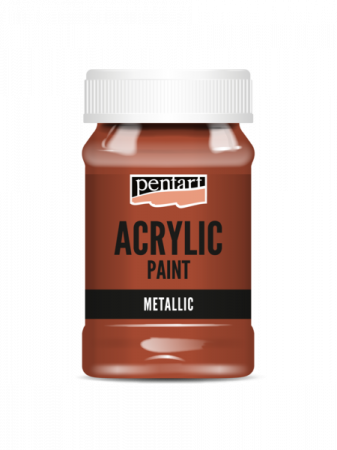 Culori acrilice - vopsea-acrilica-metalizata-100-ml-pentart