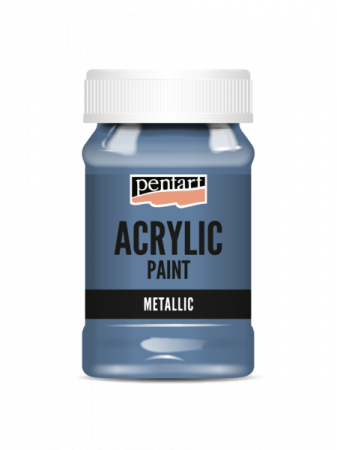 Culori acrilice - vopsea-acrilica-metalizata-100-ml-pentart