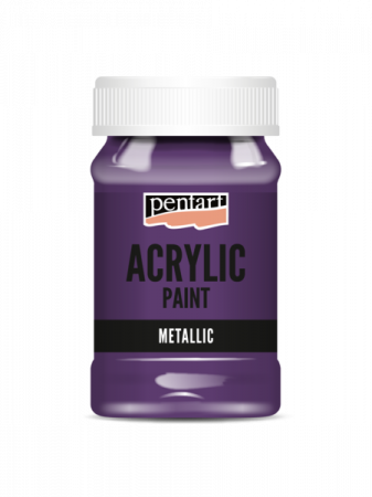 Culori acrilice - vopsea-acrilica-metalizata-100-ml-pentart