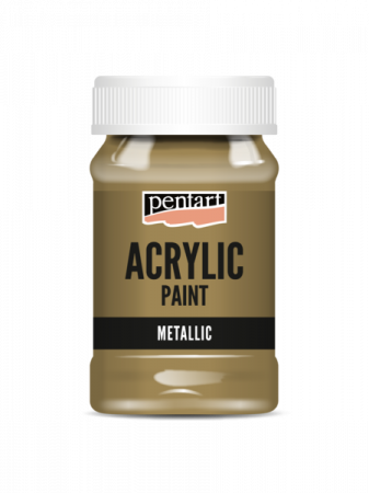 Culori acrilice - vopsea-acrilica-metalizata-100-ml-pentart