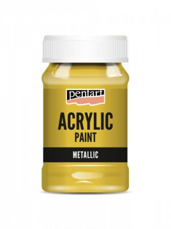 Culori acrilice - vopsea-acrilica-metalizata-100-ml-pentart