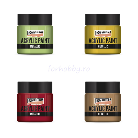 Culori, vopsele de baza - vopsea-acrilica-metalizata-50-ml-pentart
