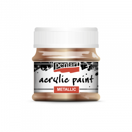 Culori acrilice - vopsea-acrilica-metalizata-50-ml-pentart