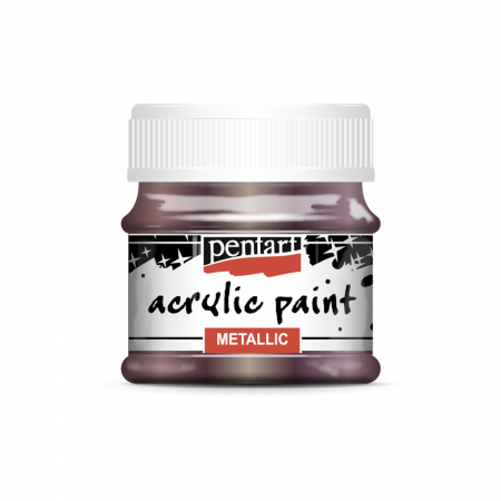 Culori acrilice - vopsea-acrilica-metalizata-50-ml-pentart
