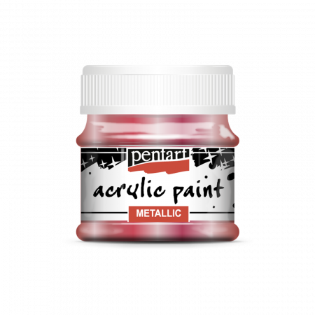 Culori acrilice - vopsea-acrilica-metalizata-50-ml-pentart