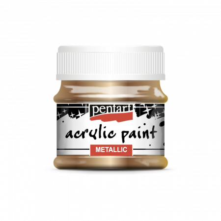 Culori acrilice - vopsea-acrilica-metalizata-50-ml-pentart