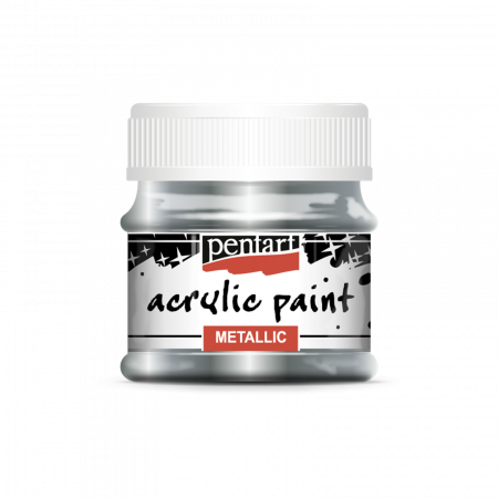 Culori acrilice - vopsea-acrilica-metalizata-50-ml-pentart