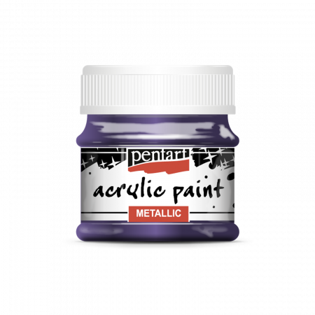 Culori acrilice - vopsea-acrilica-metalizata-50-ml-pentart