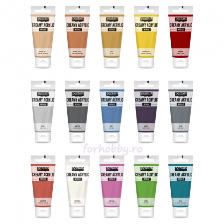 Culori acrilice - vopsea-acrilica-cremoasa-metalizata-60-ml-pentart