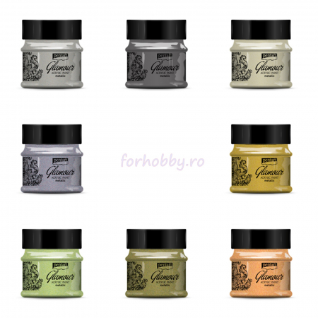 Culori, vopsele de baza - vopsea-acrilica-metalizata-glamour-50-ml-pentart