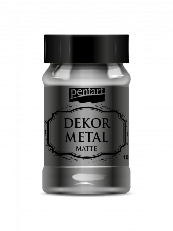 Culori acrilice - vopsea-decor-metal-mat-100-ml-pentart