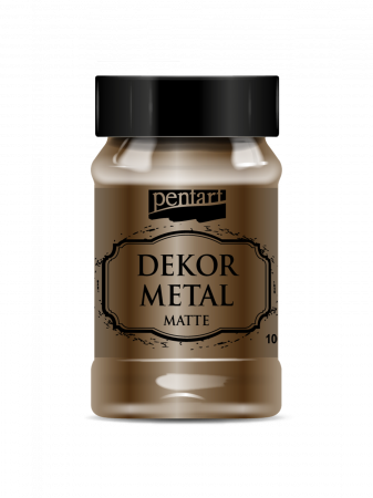 Culori acrilice - vopsea-decor-metal-mat-100-ml-pentart
