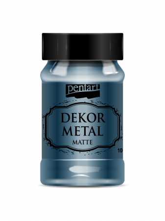 Culori acrilice - vopsea-decor-metal-mat-100-ml-pentart