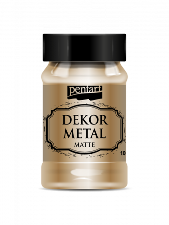 Culori acrilice - vopsea-decor-metal-mat-100-ml-pentart
