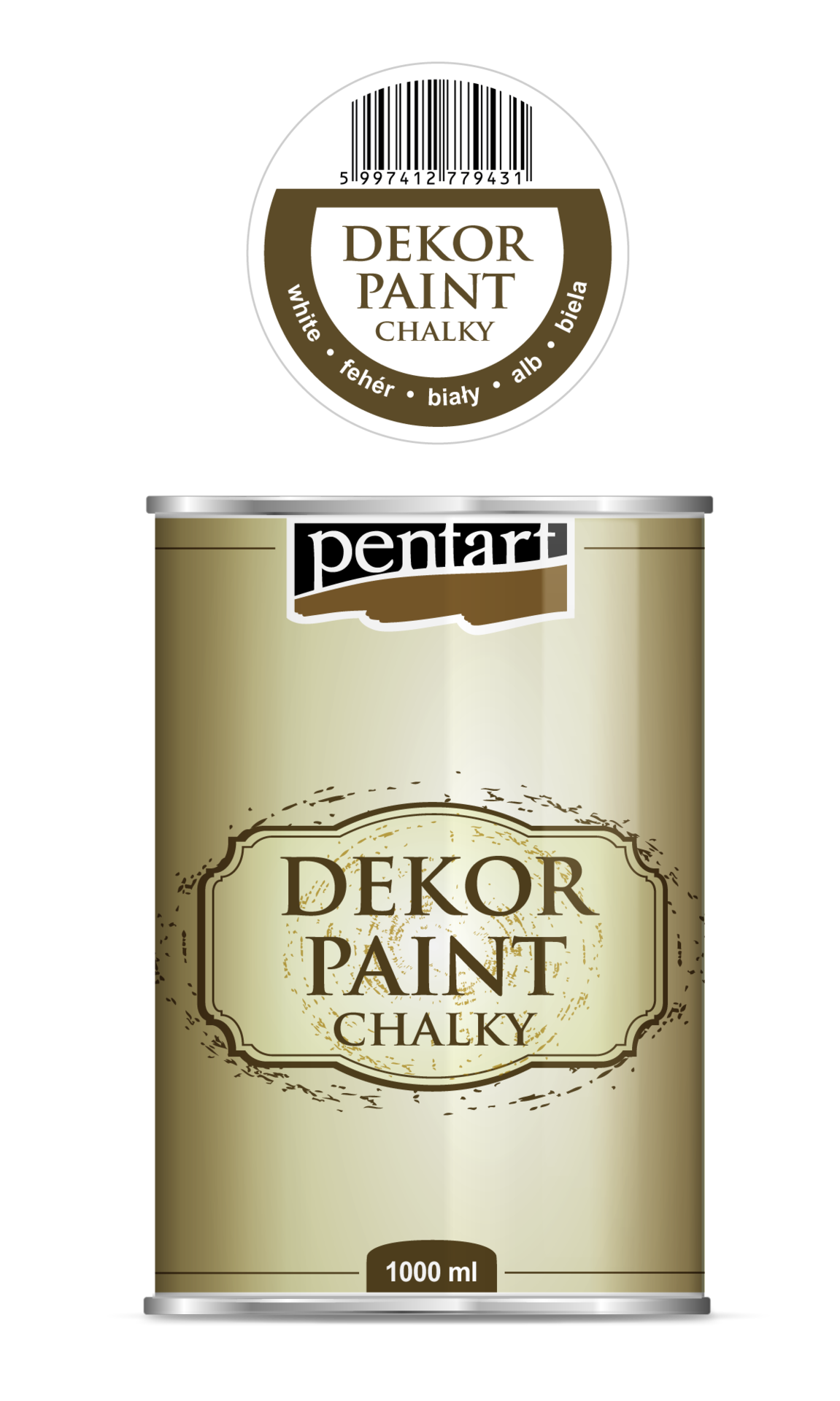 Culori acrilice - vopsea-decor-soft-chalky-1000-ml-pentart