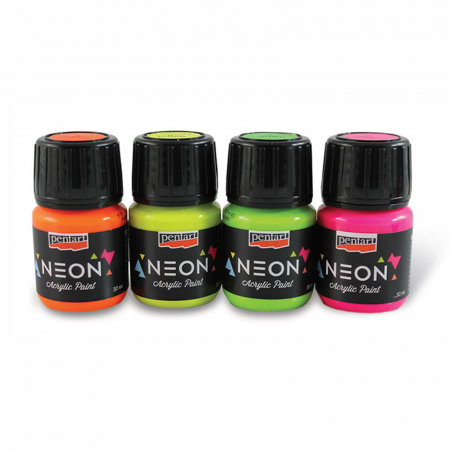 Culori acrilice - vopsea-fluorescenta-neon-30ml-pentart