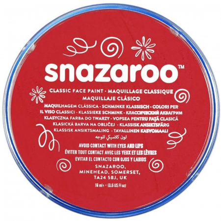 Vopsea pentru fata si corp Snazaroo 75 ml - Rosu intens (Bright Red) [0]