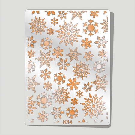 Sablon plastic K14 - Fulgi