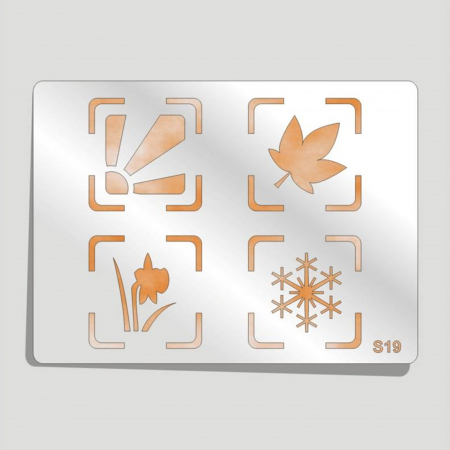 Sabloane plastic - Sablon plastic S19 - Anotimpuri
