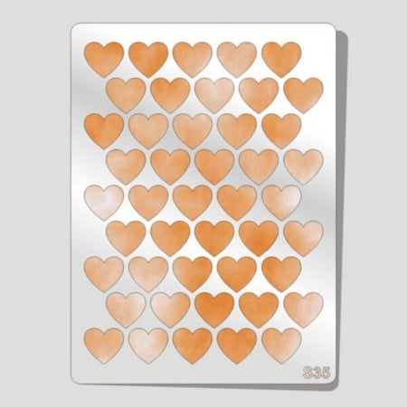 Sabloane plastic - Sablon plastic S35 - Inimi