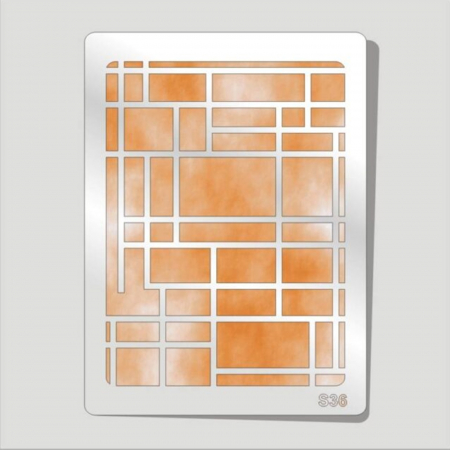 Sabloane plastic - Sablon plastic S36 - Pătrat