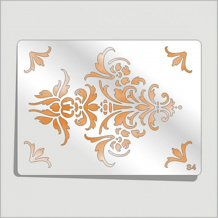 Sabloane plastic - sablon-plastic-s4-motiv-floral