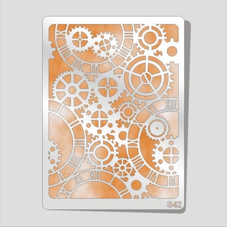 Sabloane plastic - sablon-plastic-s42-roti-dintate