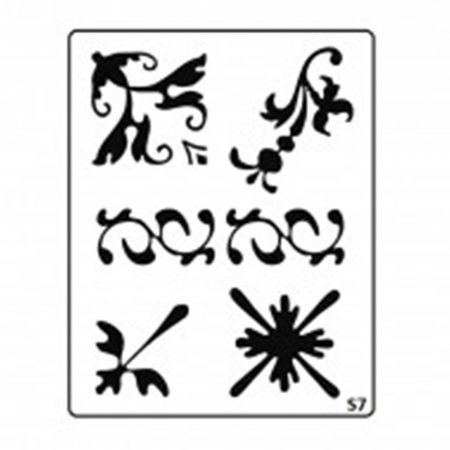 Sabloane plastic - Sablon plastic S7 - Decor