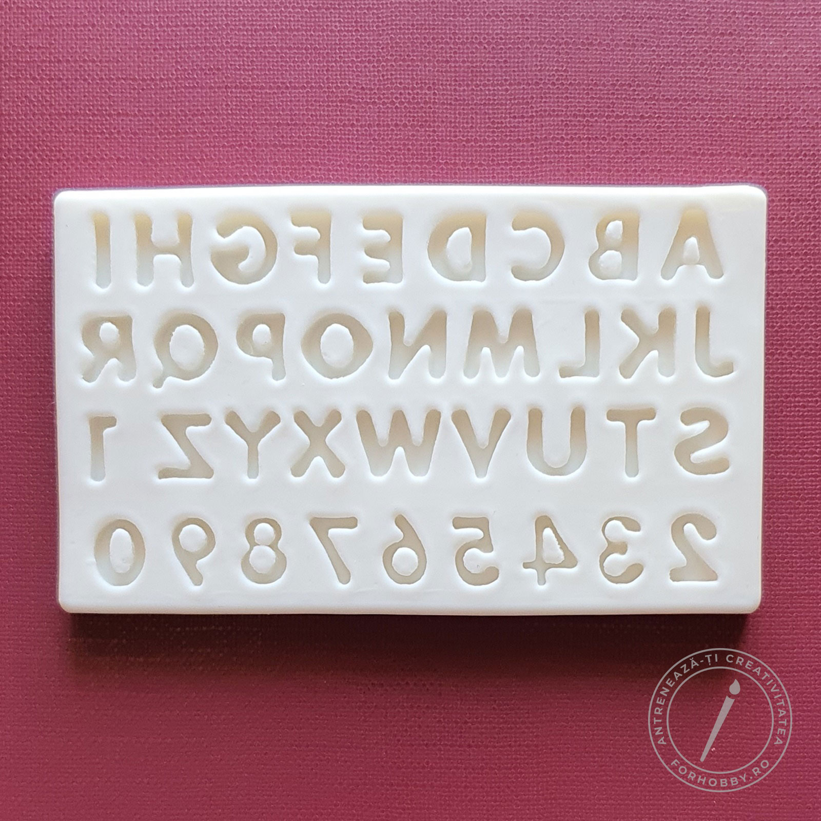 Mulaj Din Silicon Cifre și Litere Silicone Mold Numbers And Letters