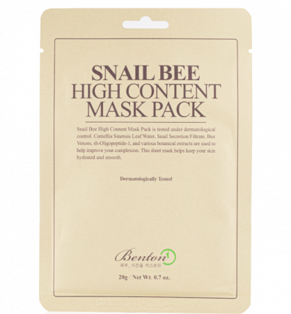 Cosmetice coreene - Benton_Snail_Bee_High_Content_Mask_Forus