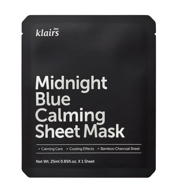 Cosmetice coreene - Klairs_Midnight_Blue_Calming_Sheet_Mask_Forus