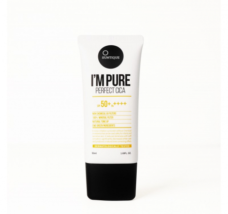 Cosmetice coreene - Suntique_I'm_Pure_Perfect_Cica_Suncream_forus