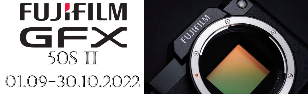 Promotie Fujifilm GFX valabila pana la 31.10.2022!