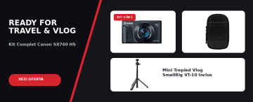 Canon PowerShot SX740 HS (Black) Lite Edition Travel