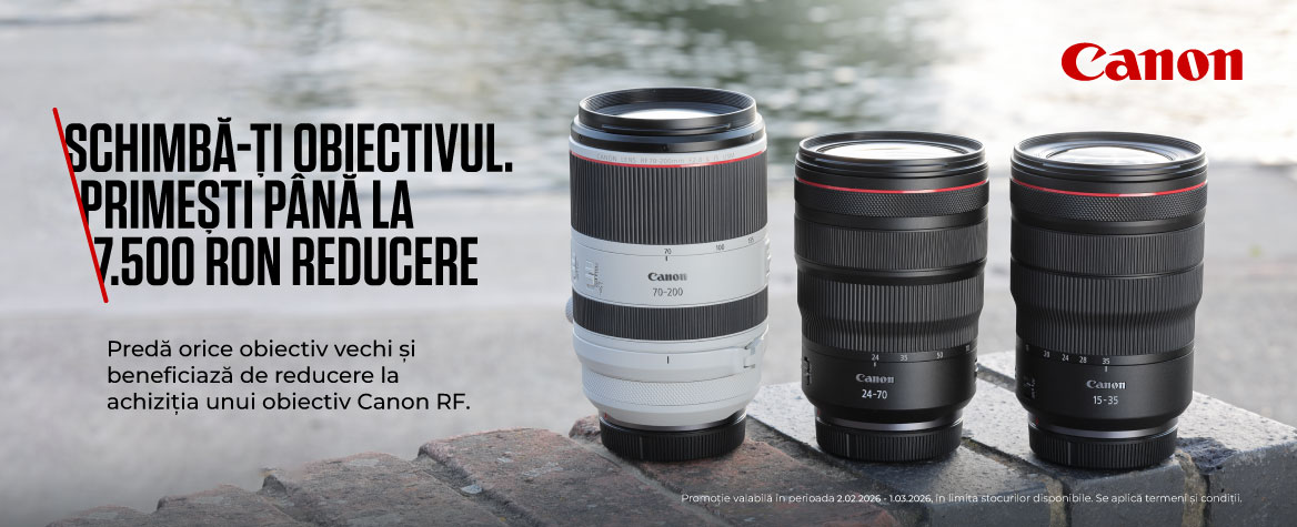 Promotie Canon Trade-In De Iarna - 02 Februarie – 1 Martie 2026