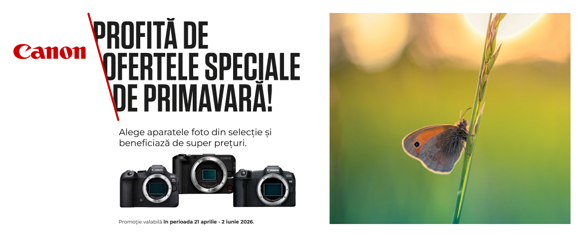 Canon - SPRING 2026  - 21 Aprilie – 2 Iunie 2026