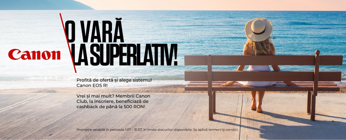 Campanie Promotionala Promotia VARA CANON - IULIE 2025 la Produsele Canon